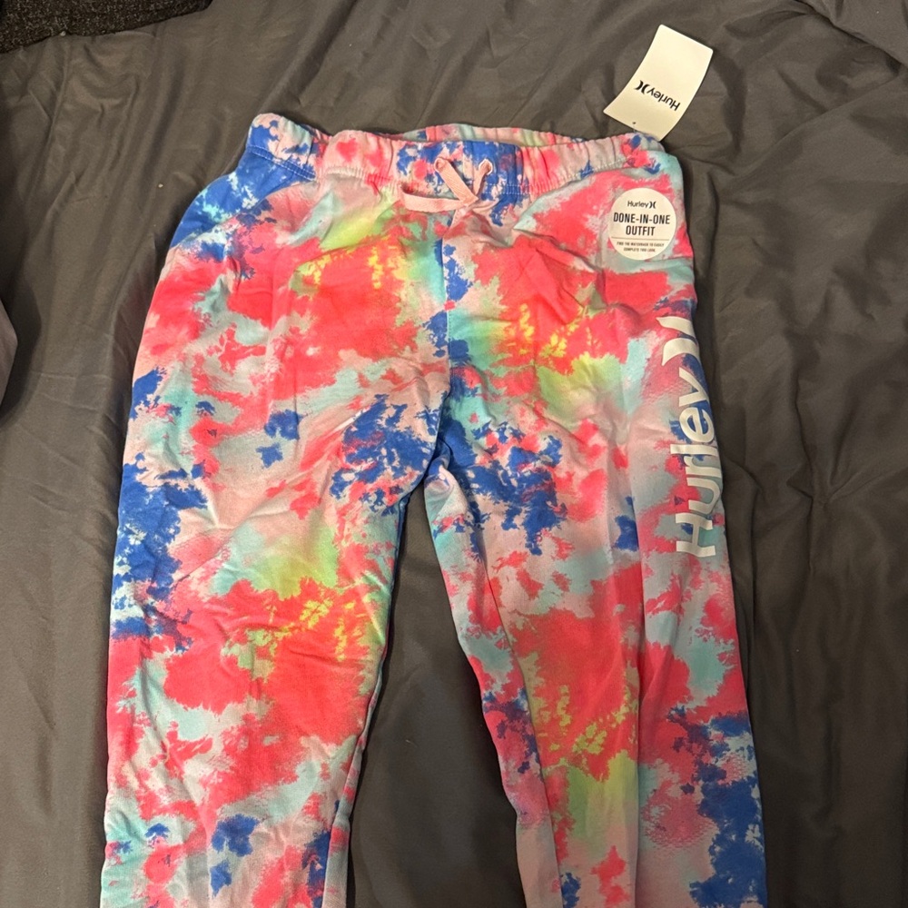 Hurley Kids Colorful Tie-Dye Sweatpants